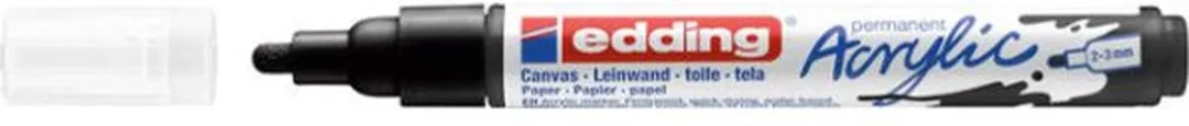 edding Acrylic Marker Medium Zwart