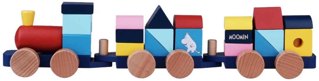 Barbo Toys Moomin Houten Trein 7282