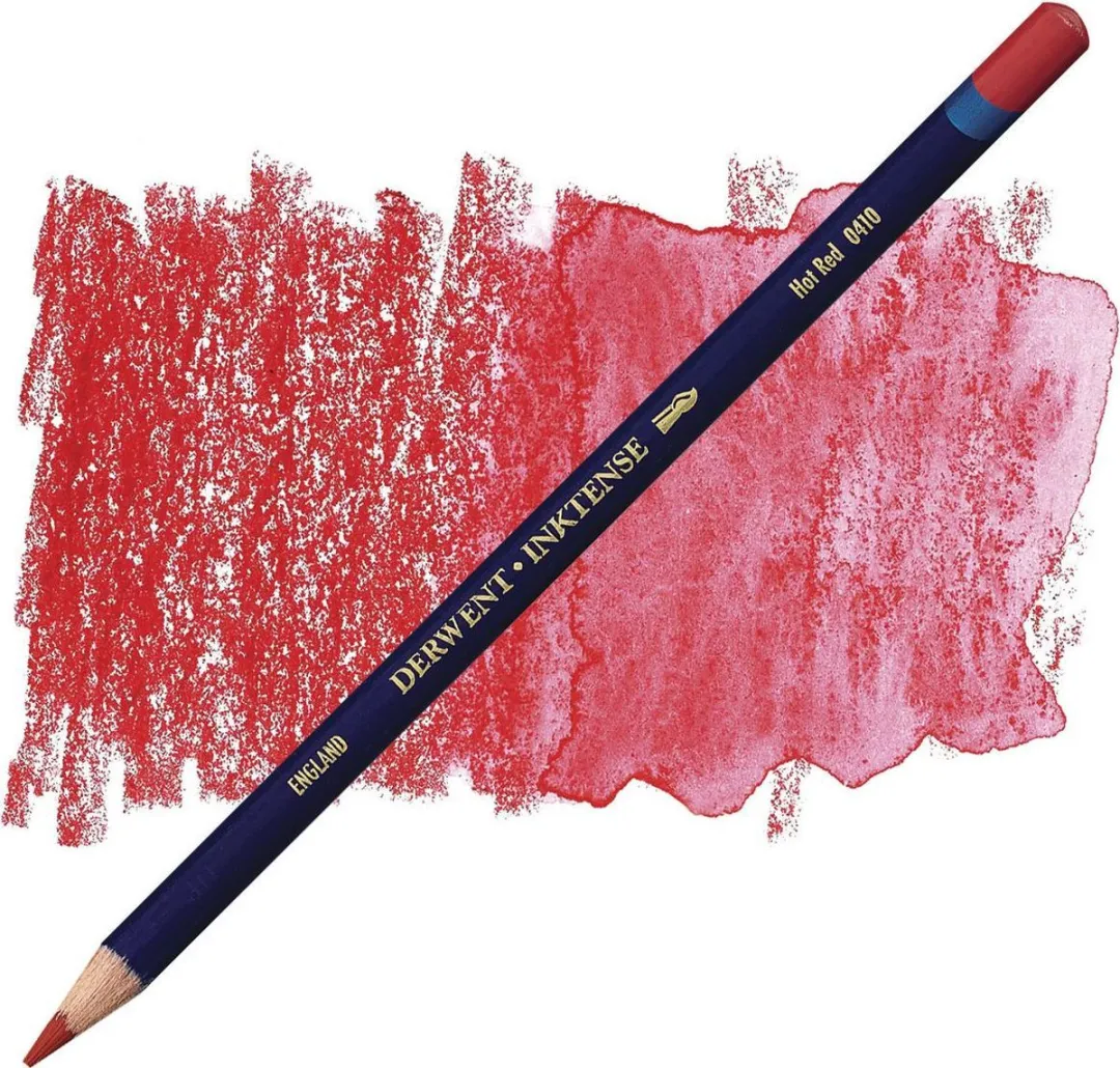 Derwent Inktense Hot Red 0410 Potlood