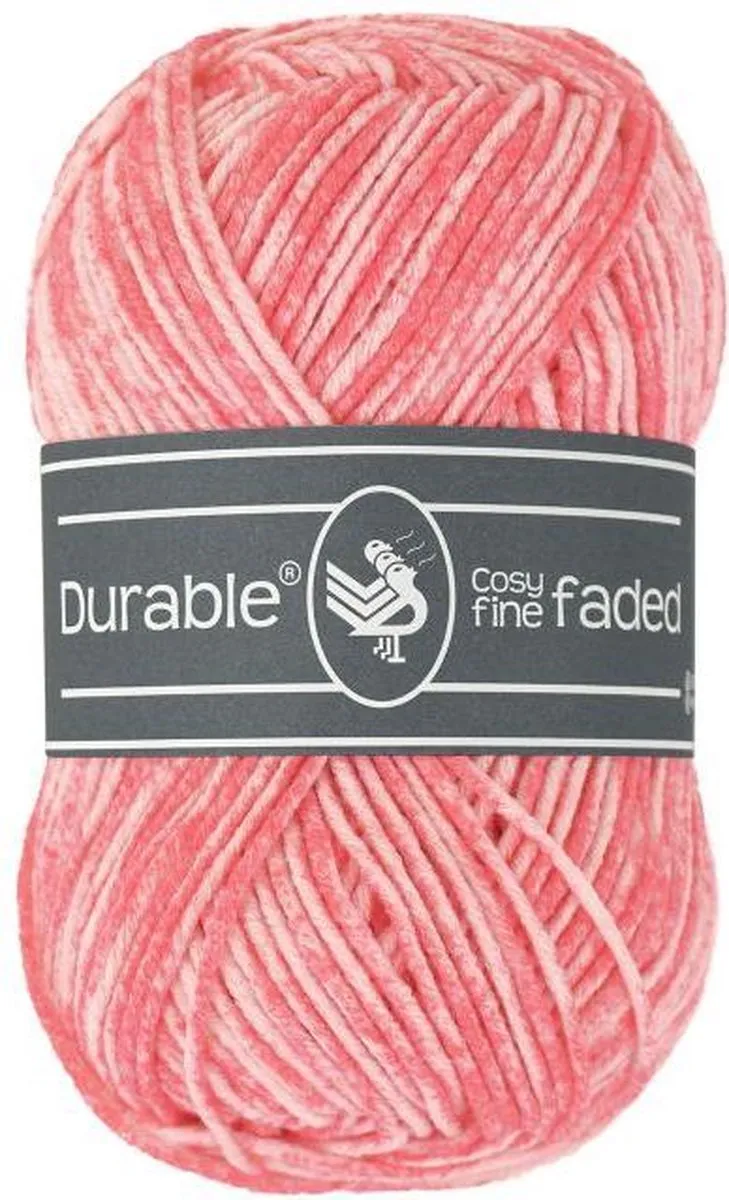 Durable Cosy Fine Faded Coral
