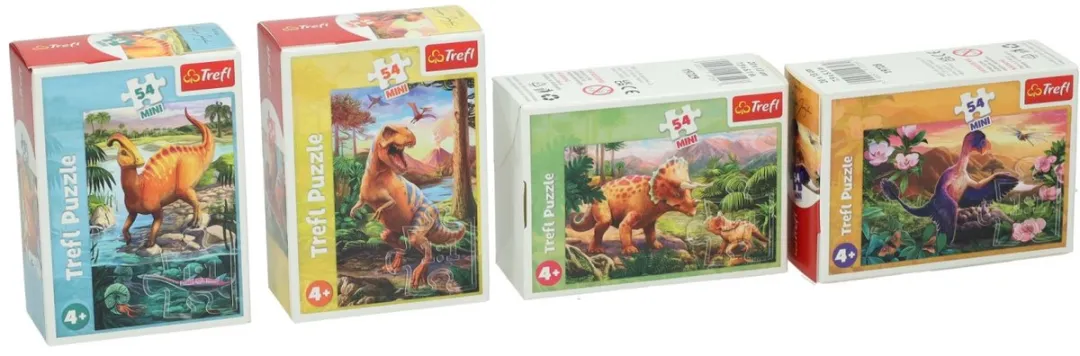 Trefl Mini Puzzel Amazing Dino 54 Stuks - Multi