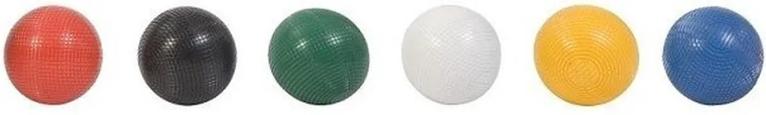Ubergames Meester Croquet Set 6 Personen - 16mm Poorten - Kunststof Bollen
