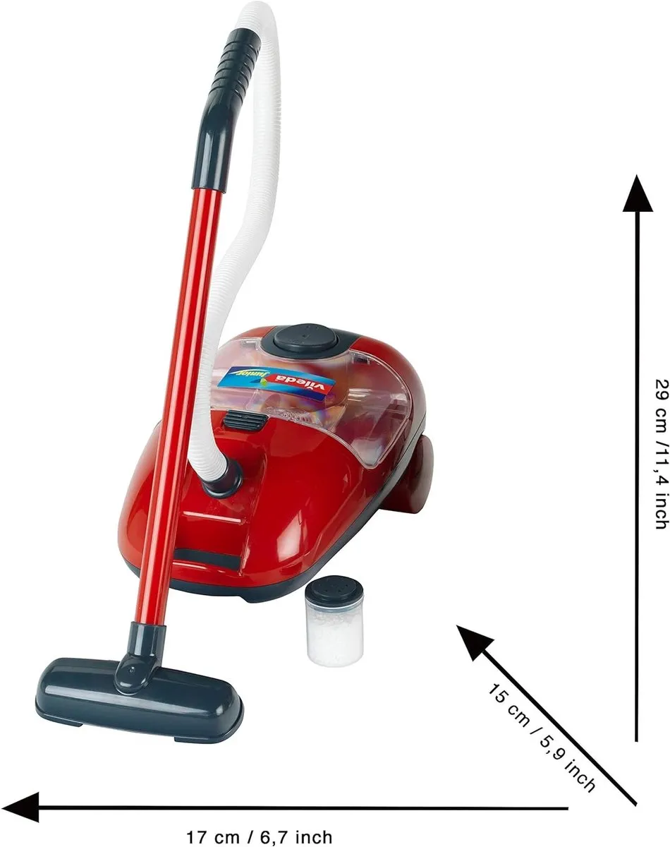 Klein Toys Vileda Speelgoed Schoonmaaktrolley - Rood