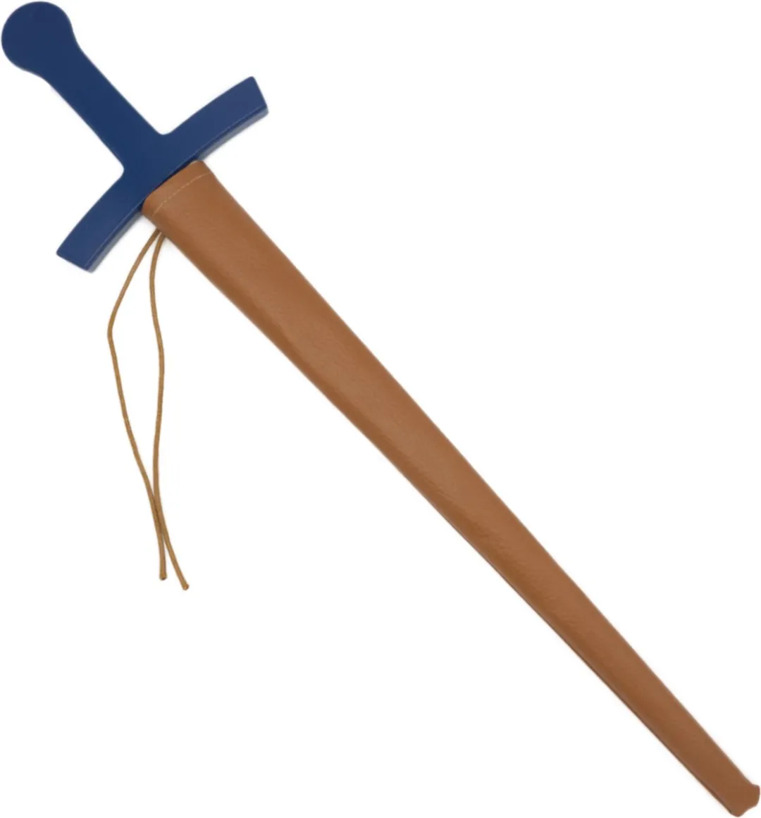 Charl's Toys Houten Zwaard met Schede - 60cm - Blauw