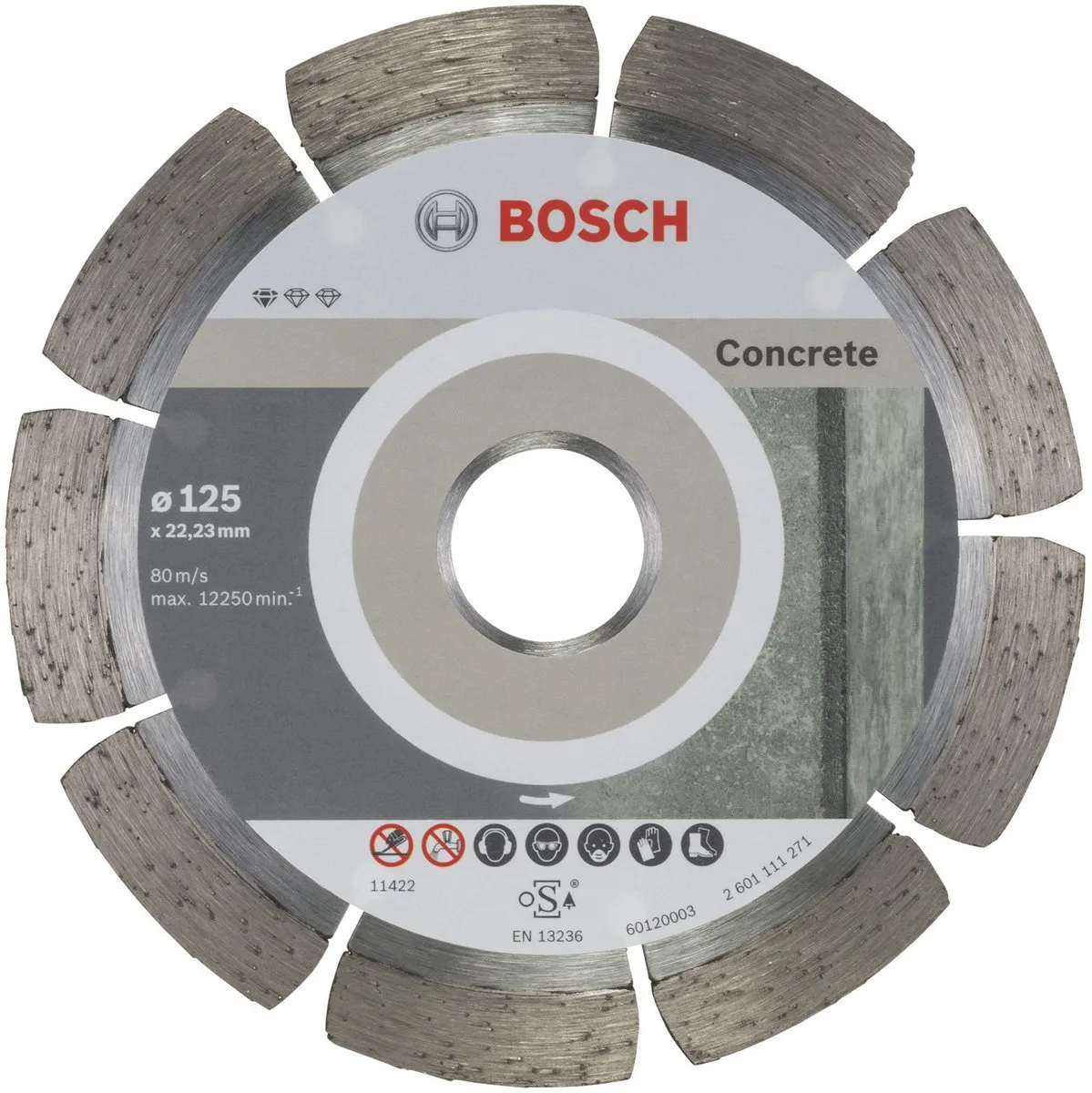 Bosch Diamantschijf 125mm ProConcrete 22,23mm