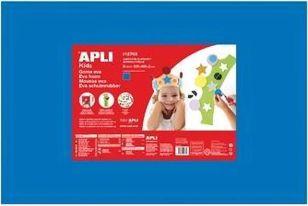 Apli Kids EVA Foam vellen 60x40cm Blauw