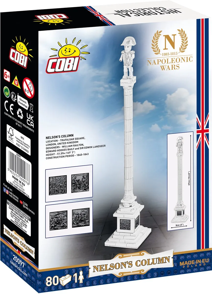 Cobi Nelson's Column Napoleon War 20097 - 80 Stukken