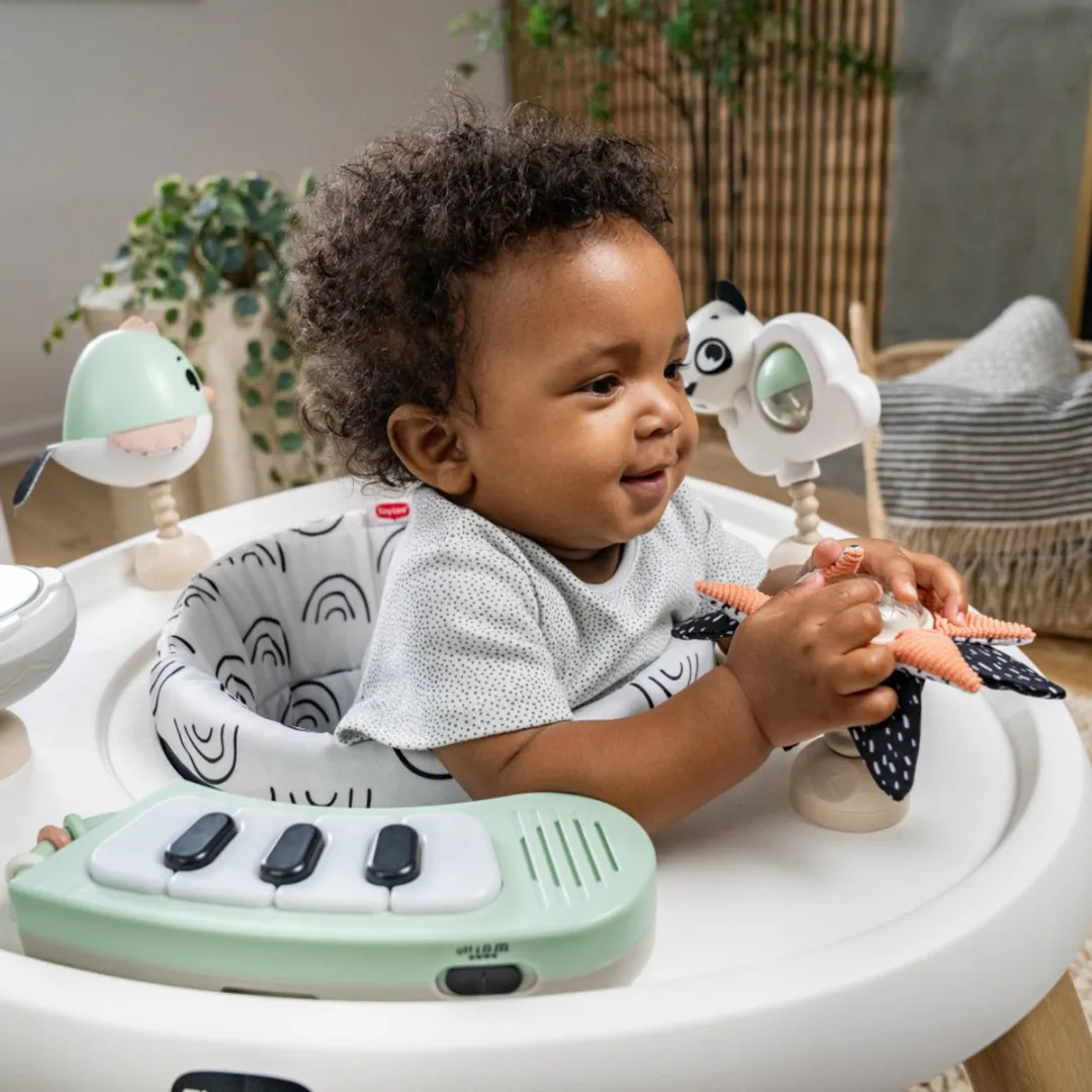 Tiny Love Stationary Activity Center Black & White Decor