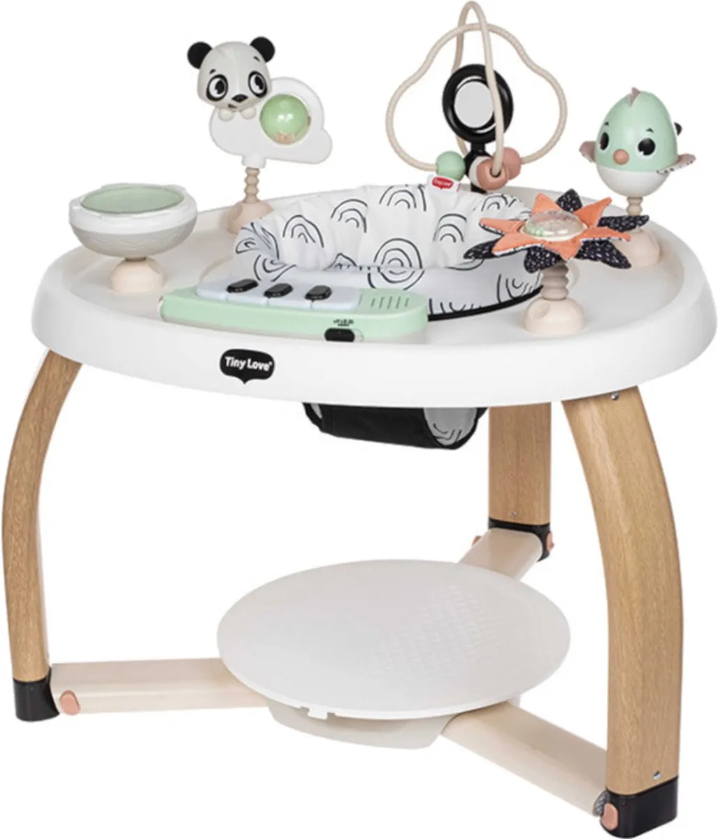 Tiny Love Stationary Activity Center Black & White Decor