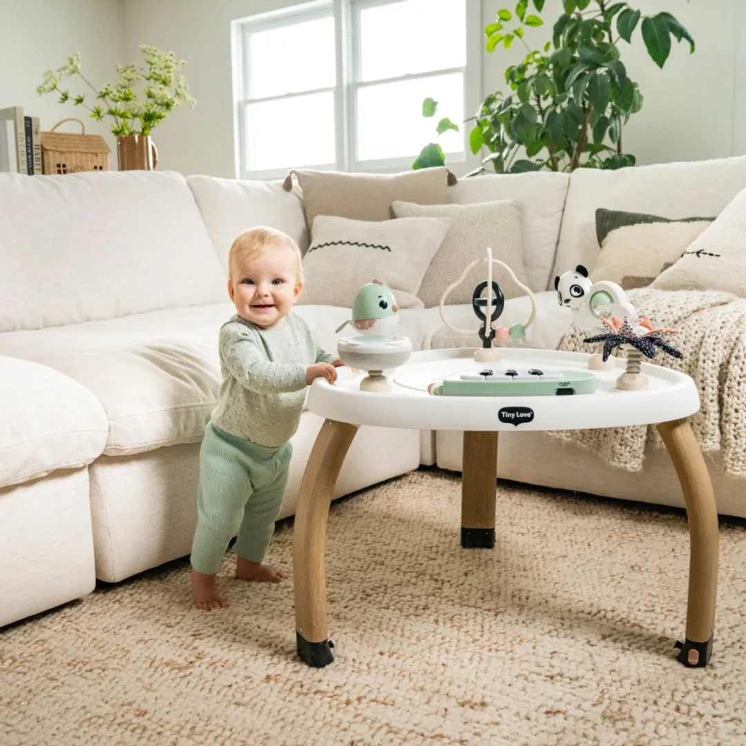Tiny Love Stationary Activity Center Black & White Decor