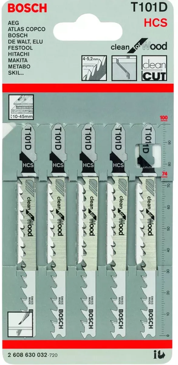Bosch Decoupeerzaagblad T 101 D - 1 Stuk
