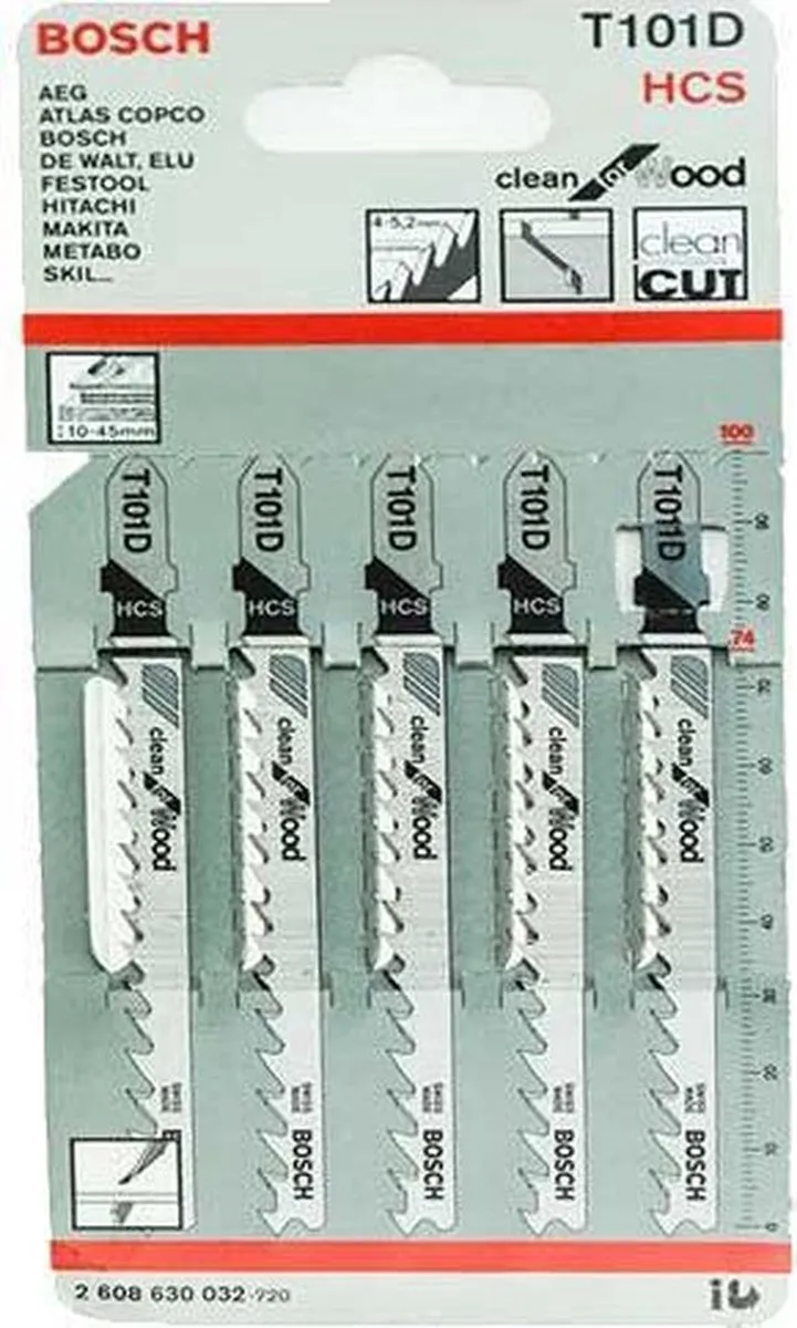 Bosch Decoupeerzaagblad T 101 D - 1 Stuk