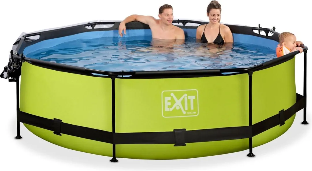 EXIT Lime Zwembad 320cm - Groen - 4383L met filterpomp