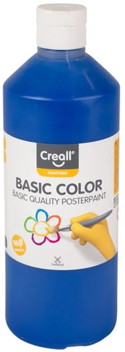 Creall Blauwe Plakkaatverf 500ml - Waterbasis