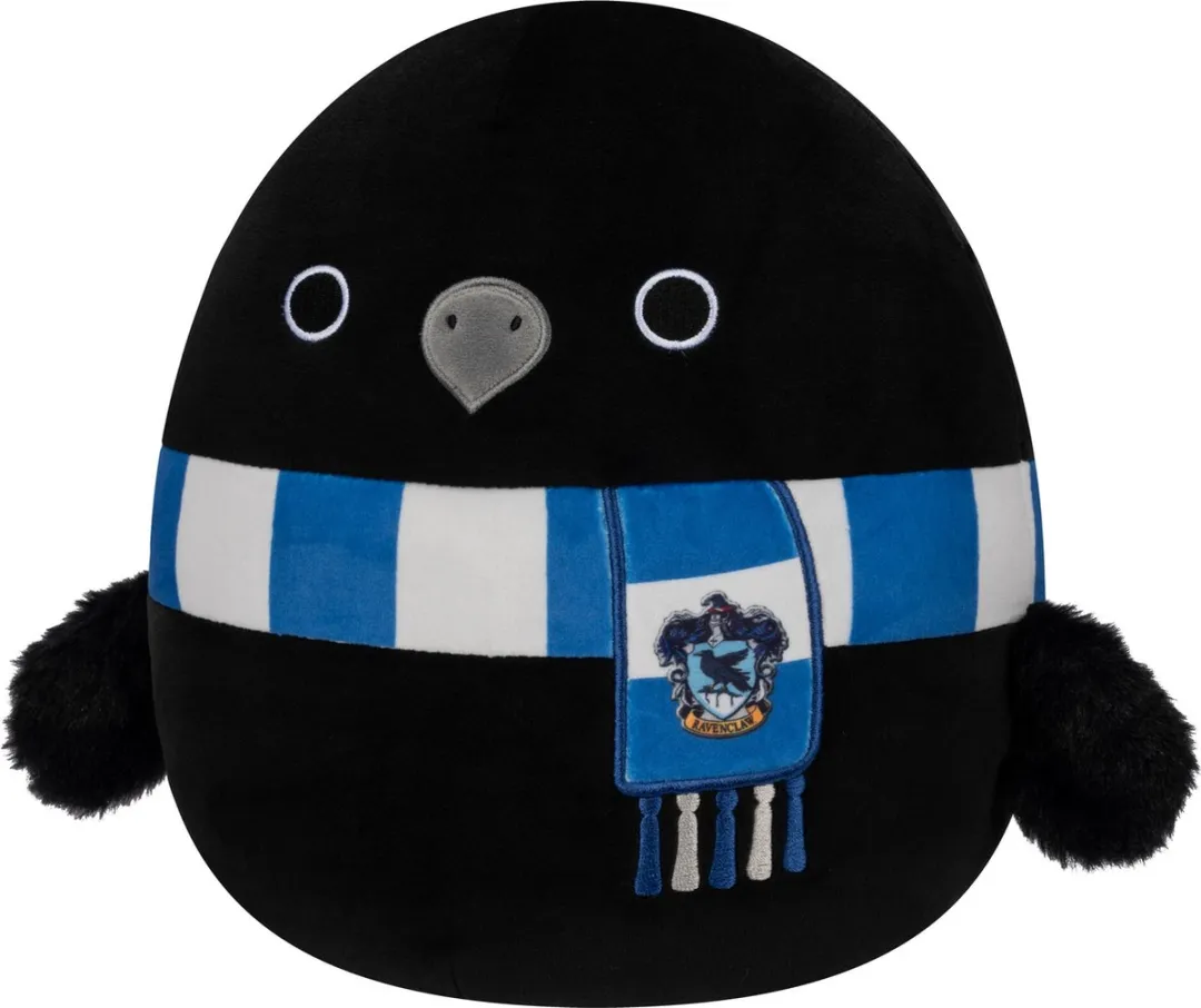 Squishmallows Medium Ravenclaw 25cm - Zwart/Blauw/Wit