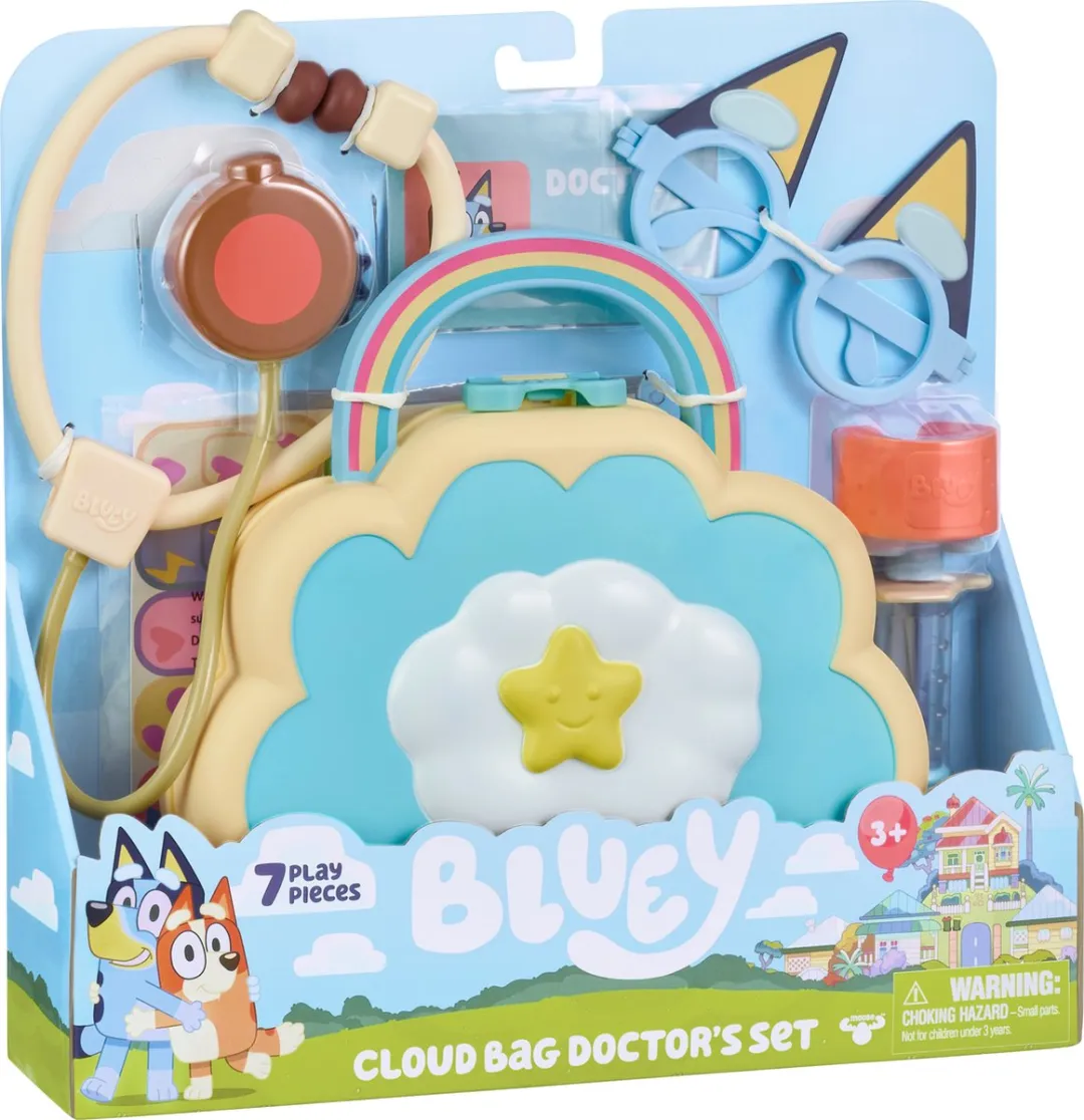 Moose Toys Bluey Dokter Speelset MS13095 - Multikleur