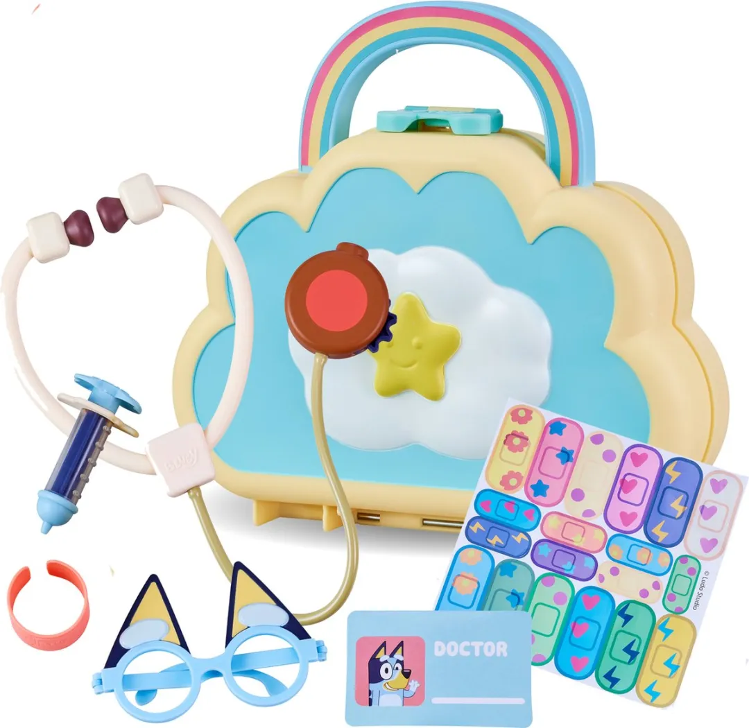 Moose Toys Bluey Dokter Speelset MS13095 - Multikleur
