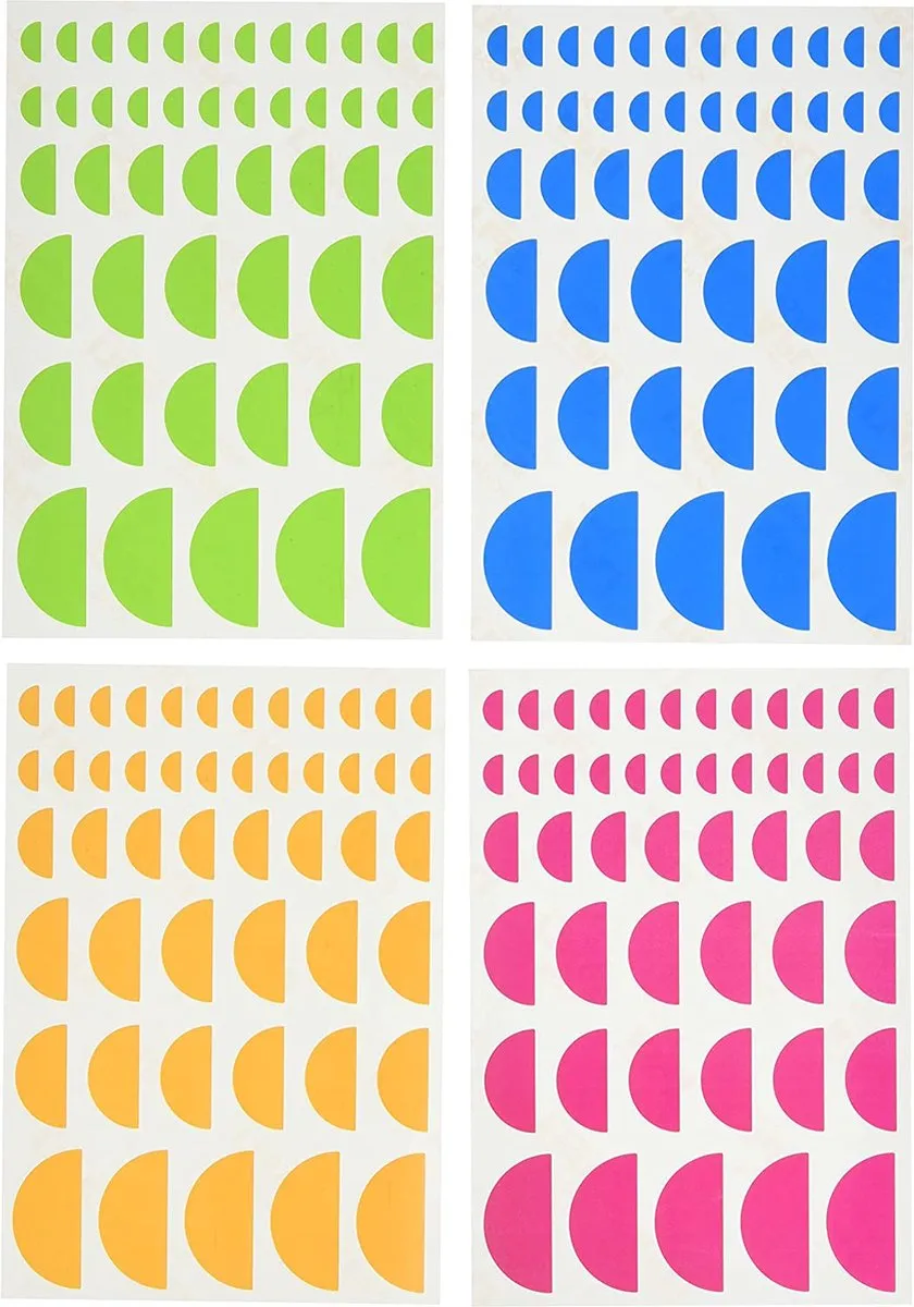 Apli Kids Gekleurde Stickers - 3D Vormen - 1052 Stuks