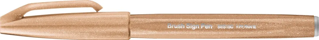 Pentel Brush Sign SES15C Lichtbruin