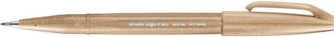 Pentel Brush Sign SES15C Lichtbruin