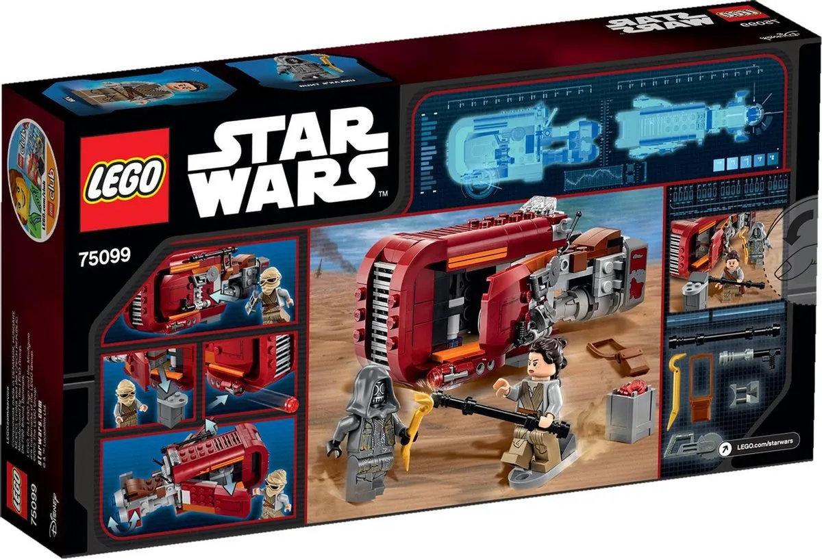 LEGO Star Wars Rey's Speeder 75099 - 193 Stukken