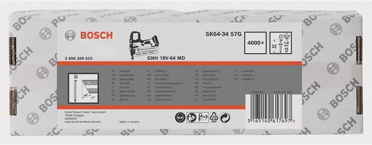 Bosch Spijker GSK 64-34 57G Nagels