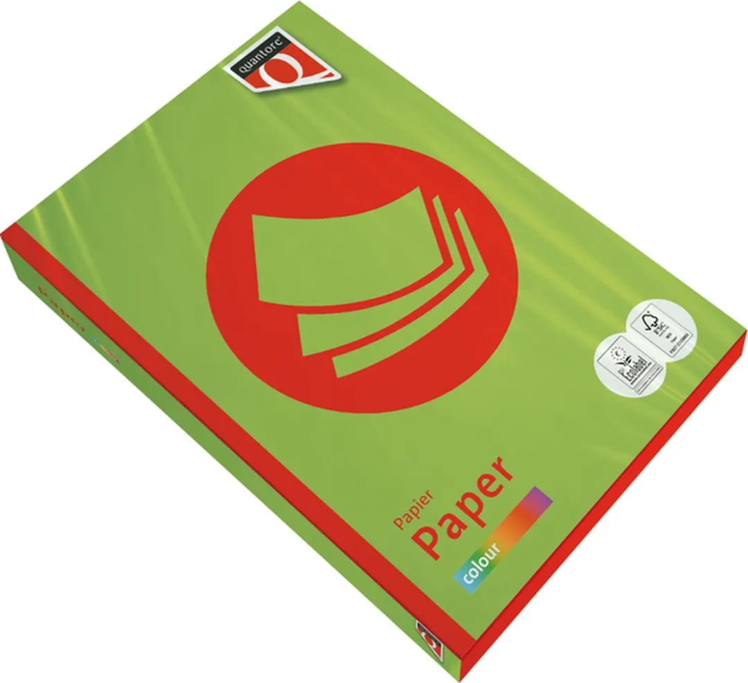 Quantore Kopieerpapier A4 120gr Helgroen 250 Vel