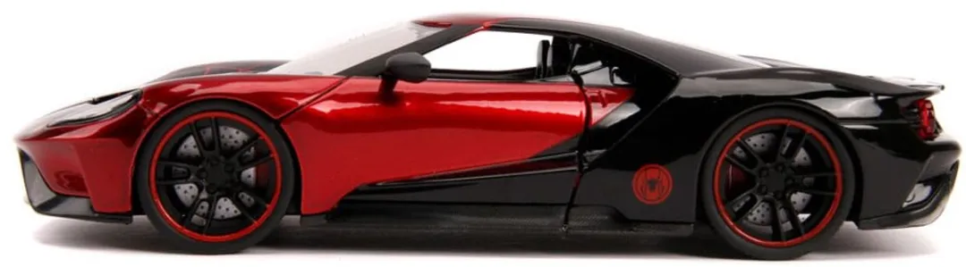 Jada Toys Spider-Man 1/24 2017 Ford GT Miles Morales Diecast Model - Multi