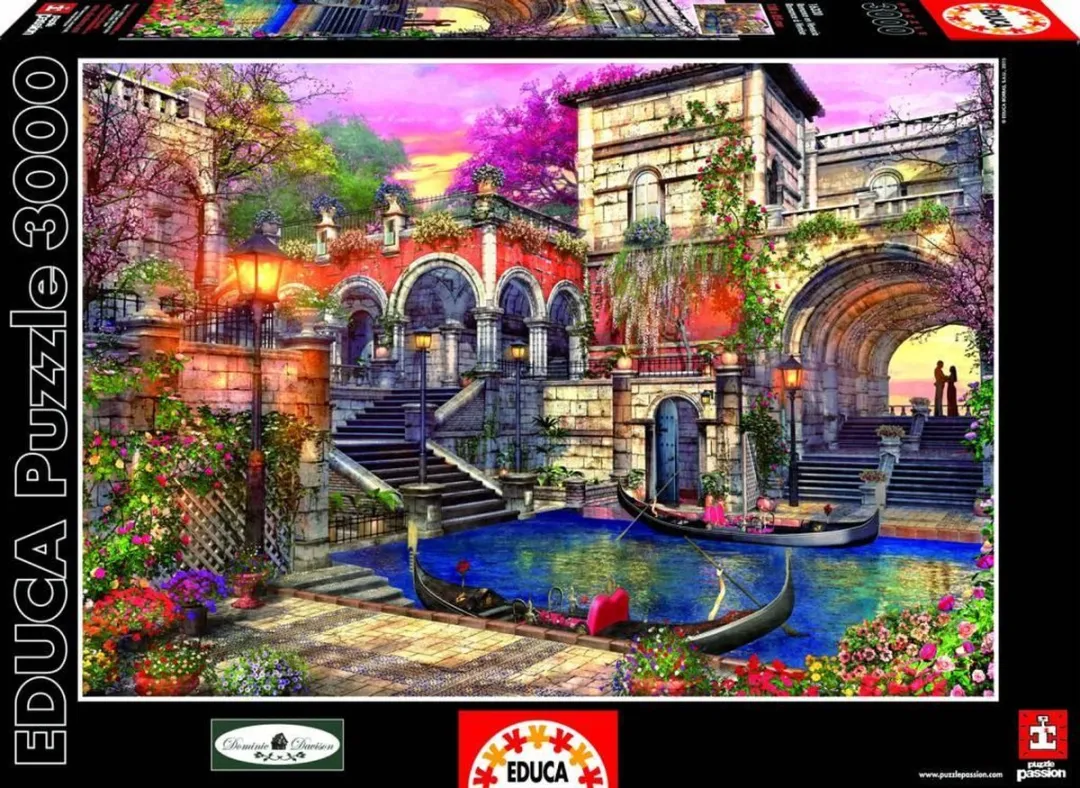 Educa Romantisch Venetië Puzzel - 3000 Stuks - Meerkleurig