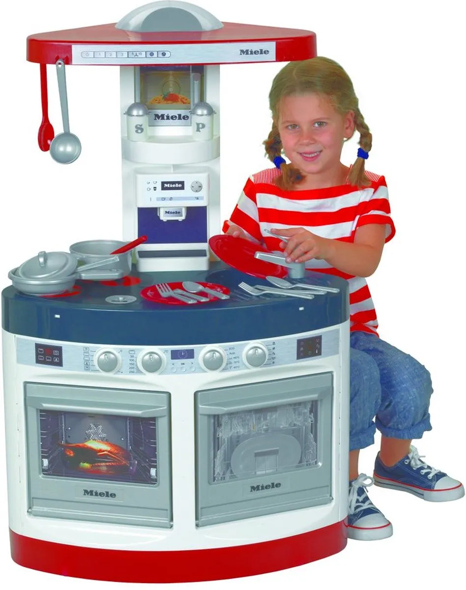 Klein Toys Miele Keukendriehoek Speelgoedset - Rood/Grijs