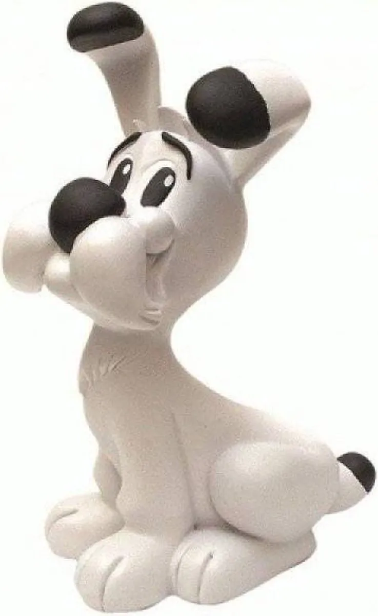 Plastoy Asterix Mini Dogmatix Hondenhok Spaarpot - Bruin/Wit - afbeelding 6 van 6