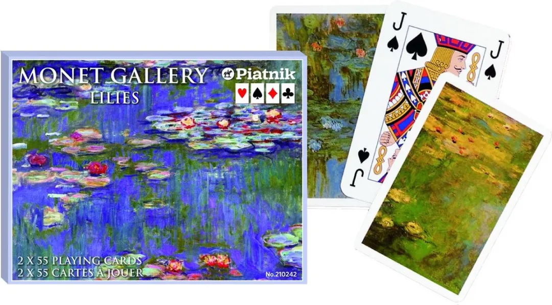 Piatnik Monet Lillies Speelkaarten Double Deck