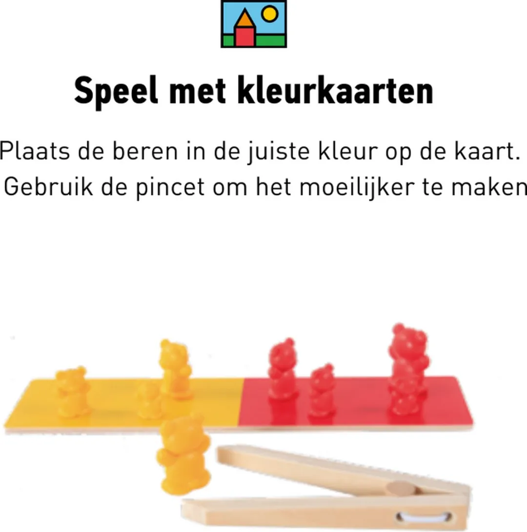 Toys for Life Beren Sorteerspel 100_523901 - Educatief - Assorti