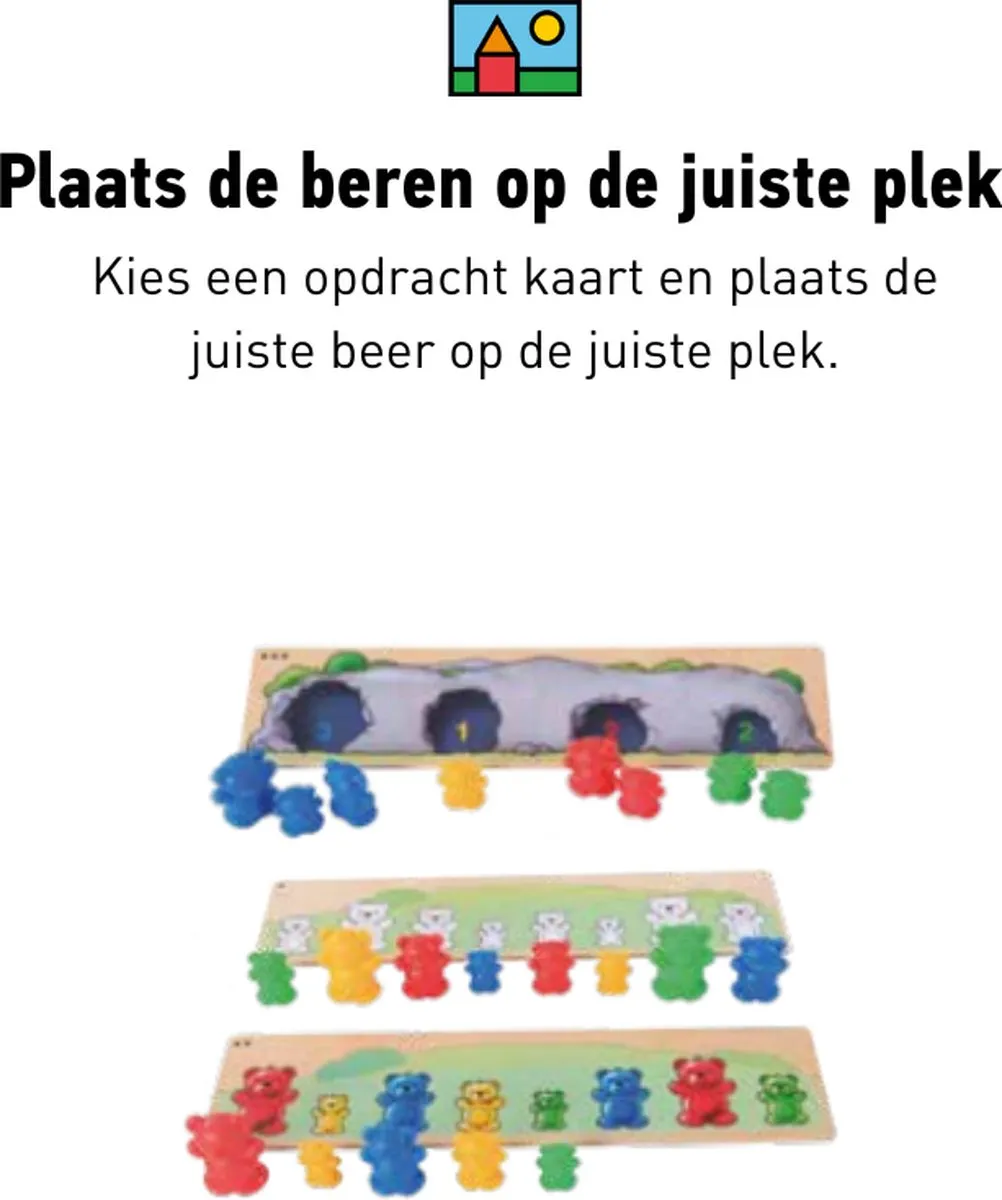 Toys for Life Beren Sorteerspel 100_523901 - Educatief - Assorti