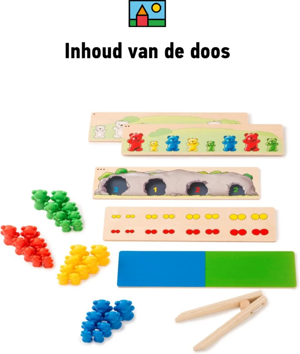 Toys for Life Beren Sorteerspel 100_523901 - Educatief - Assorti