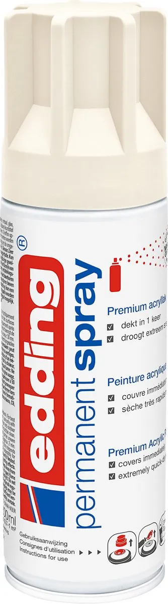 edding 5200 Spuitverf Crèmewit Mat 200ml
