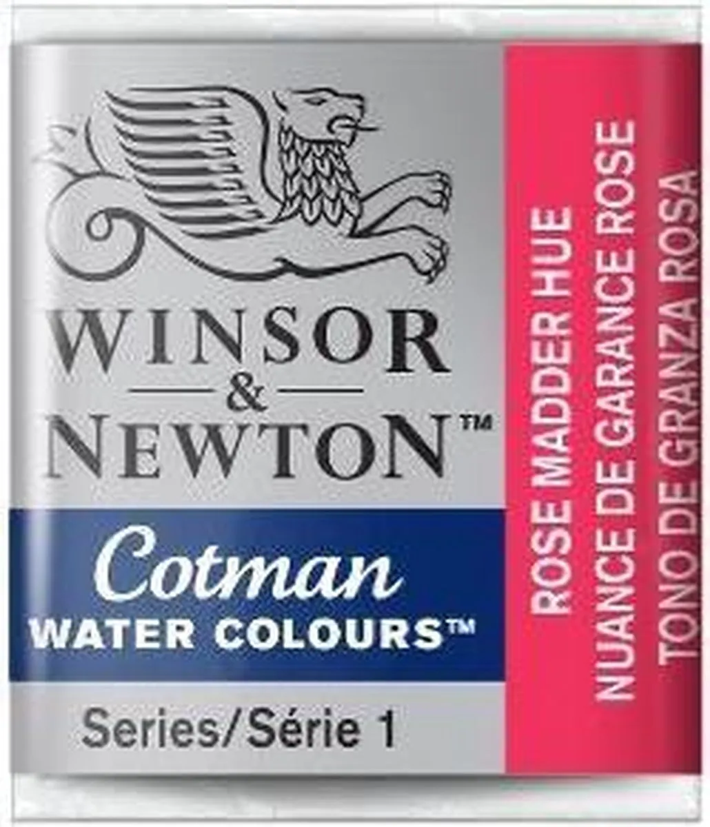 Winsor & Newton Cotman Aquarelverf Half Napje Rose Madder Hue