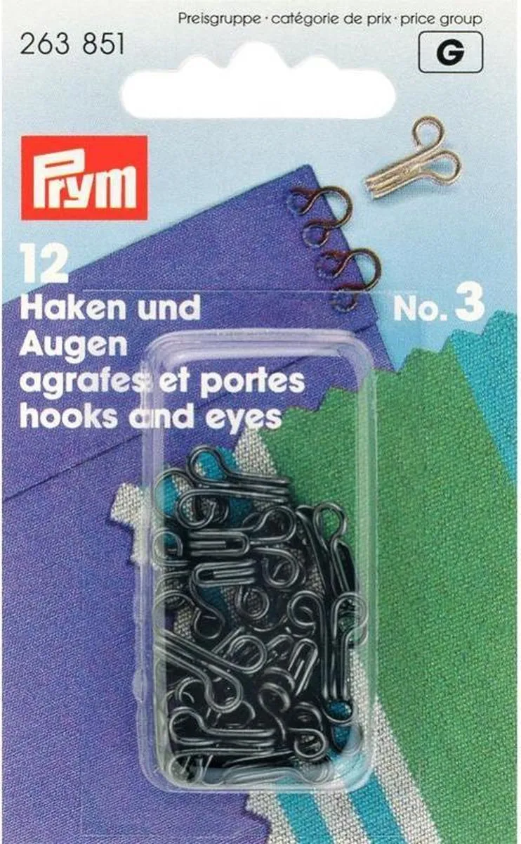 Prym Haken en Ogen No. 3