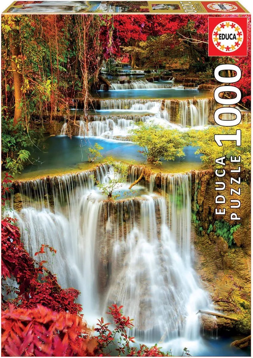 Educa Waterval diep in het bos 1000-delig - Multi