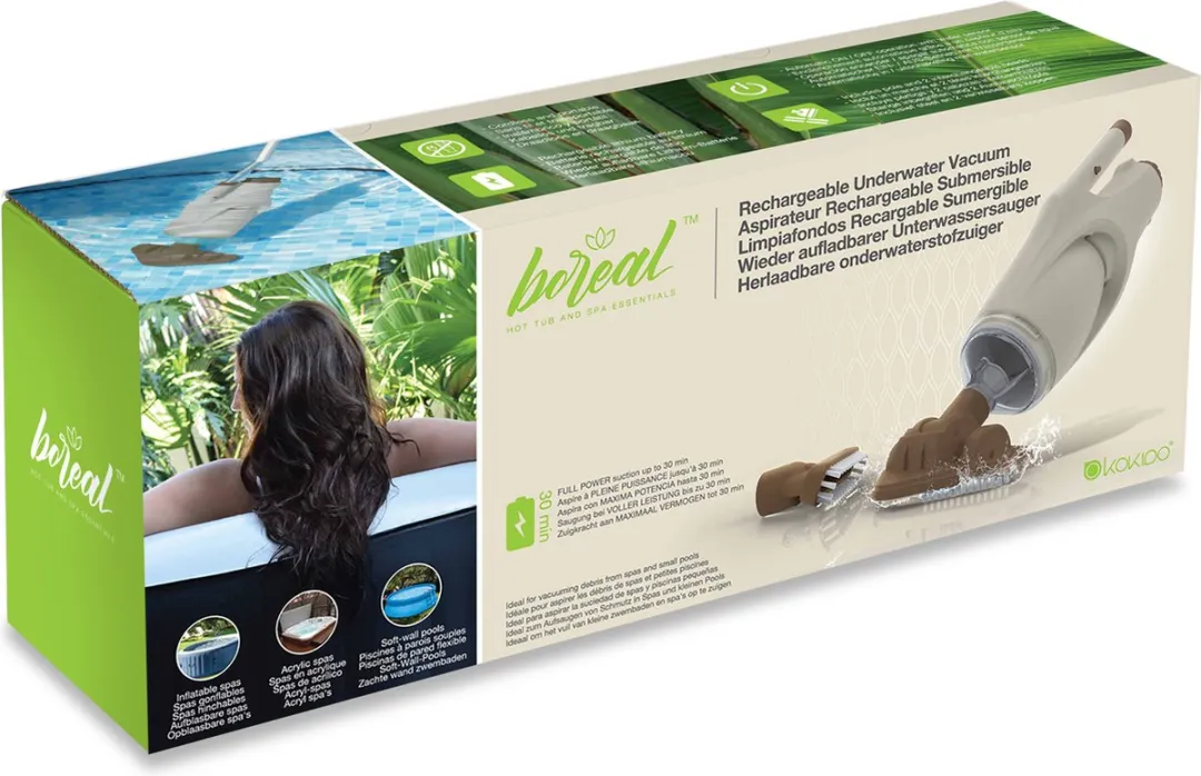 Kokido Boreal Herlaadbare Spa- en Zwembadstofzuiger EV05CBX/SPA/EU