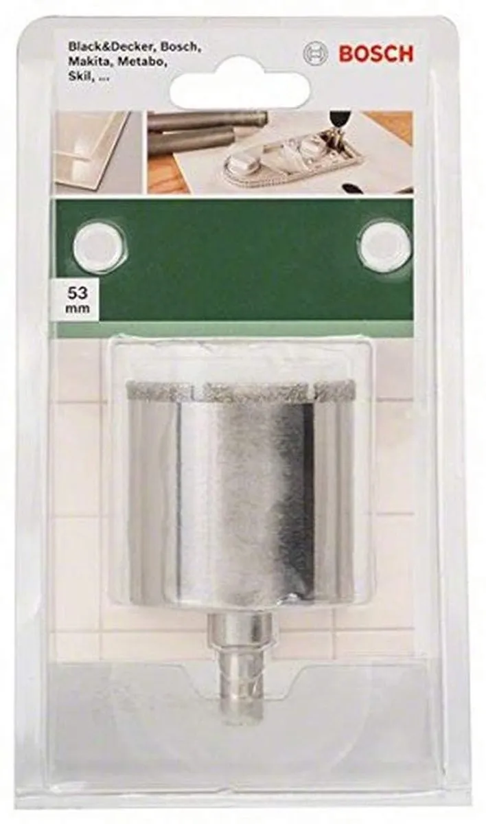 Bosch Diamant Tegelboor 53mm - Keramiek - Ø53mm - Zilver - afbeelding 6 van 6