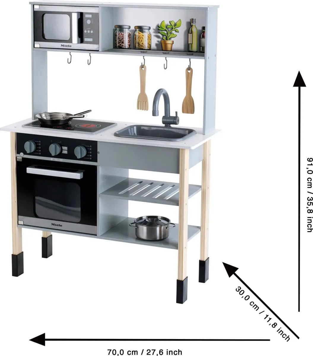 Klein Toys Miele Houten Speelkeuken - Multicolor