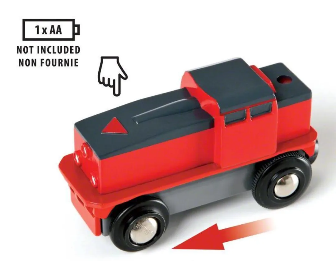 BRIO Treinset Vracht bij de Haven 33061 - 14-delig - Rood