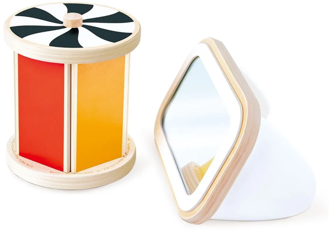 Hape Spinning Drum met Spiegel