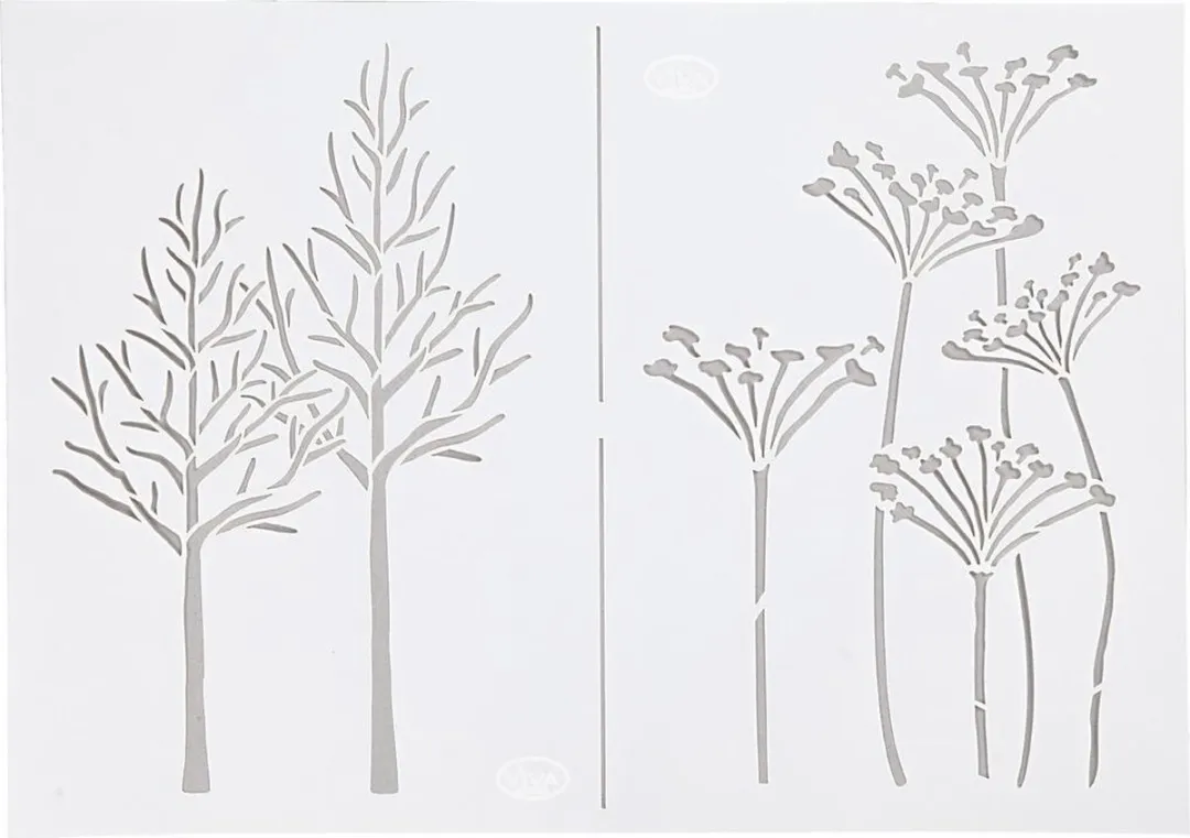 Viva Decor Flexibel Tekensjabloon Najaar A4