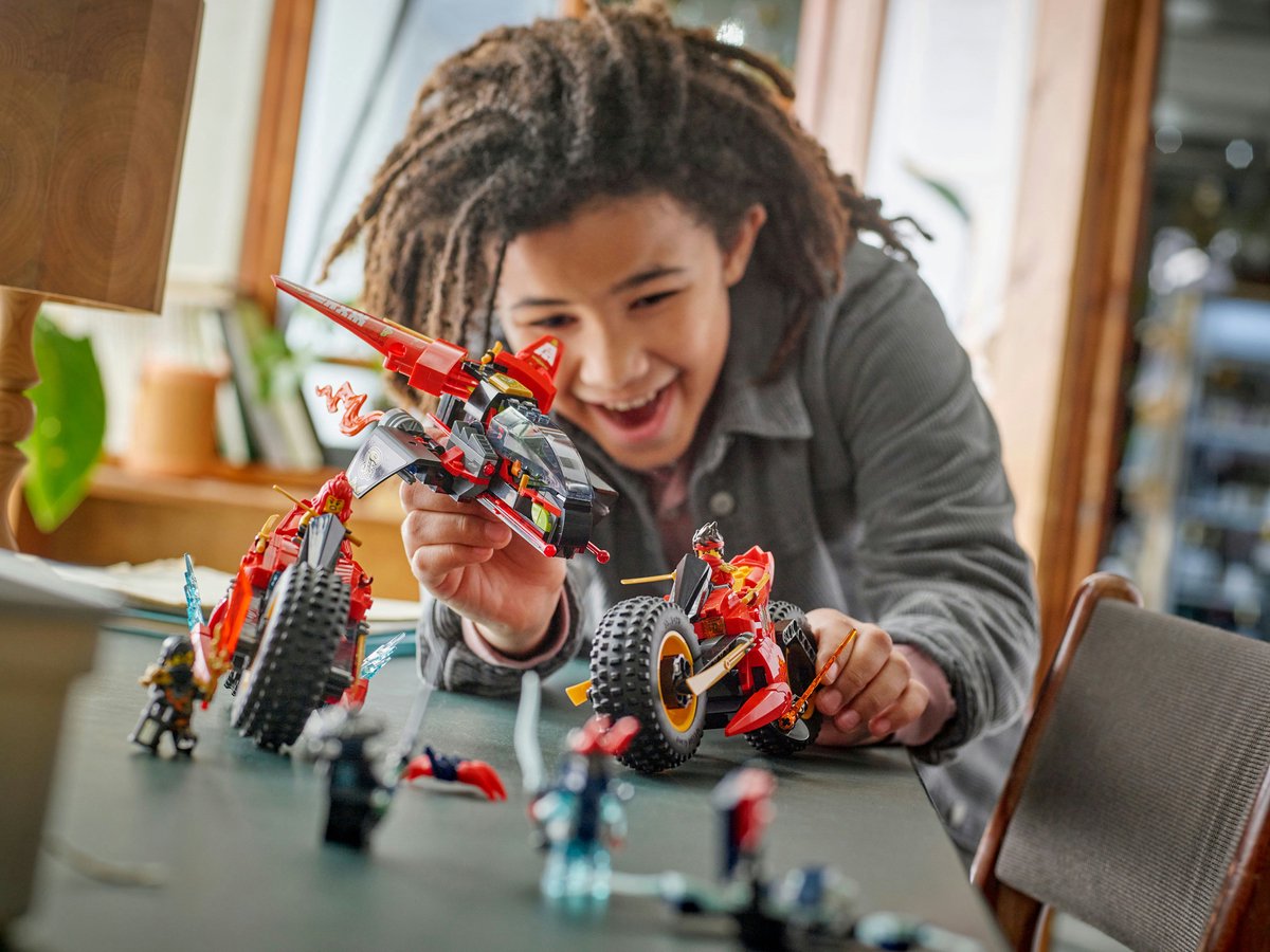 LEGO® NINJAGO® Ninja Strijdvoertuig 3-in-1 Speelset - 71844