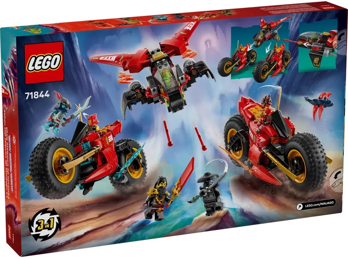 LEGO Ninjago Ninja Strijdvoertuig 3-in-1 71844 - 561 Stukken - afbeelding 6 van 6