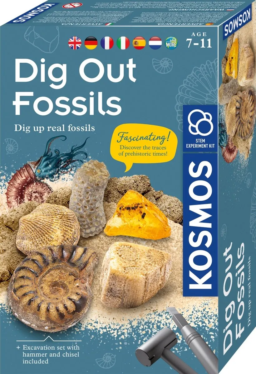 Kosmos Dig Out Fossils Experimenteerset 617226 - Fossielen opgraven