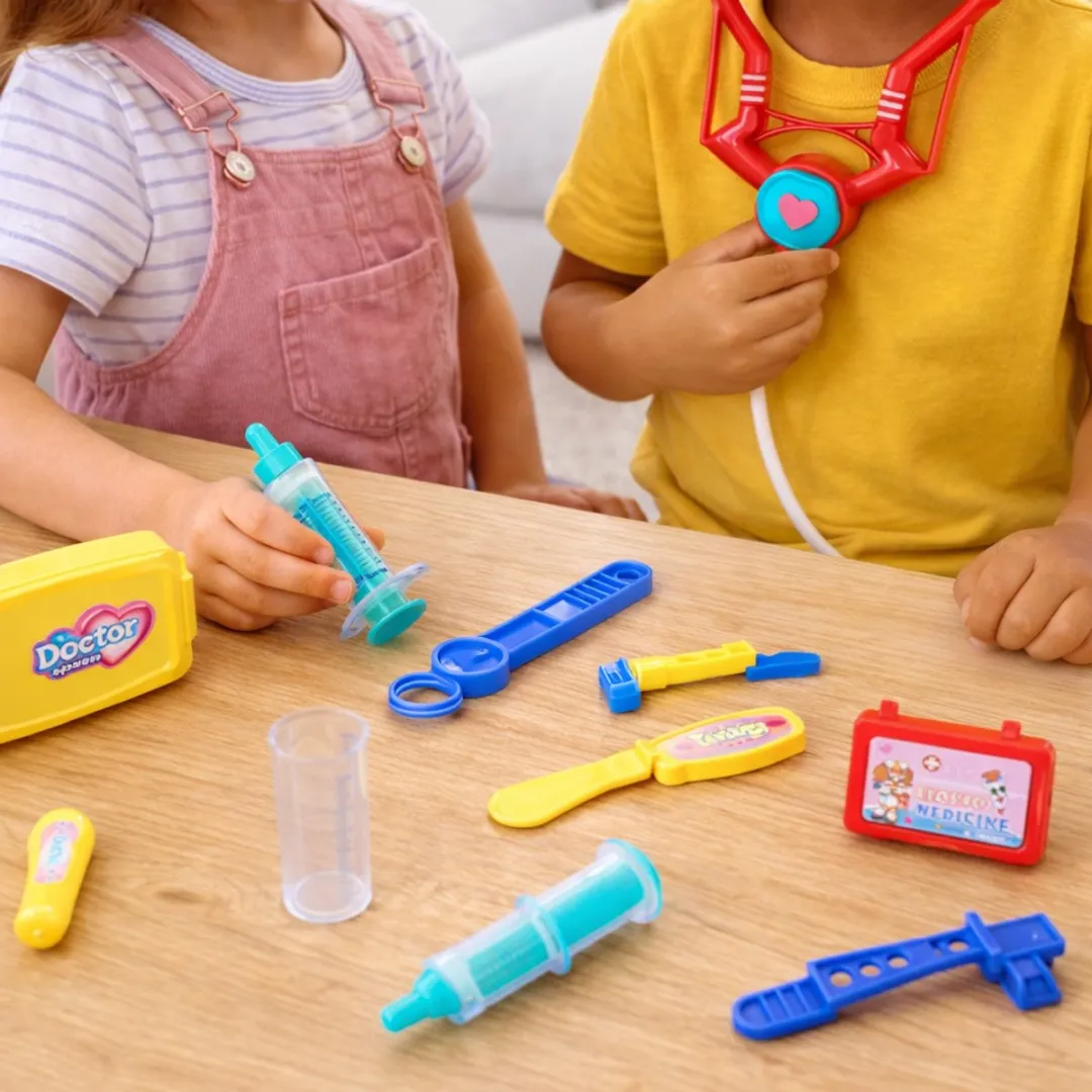 Eddy Toys Dokterset 13 Stuks - Blauw