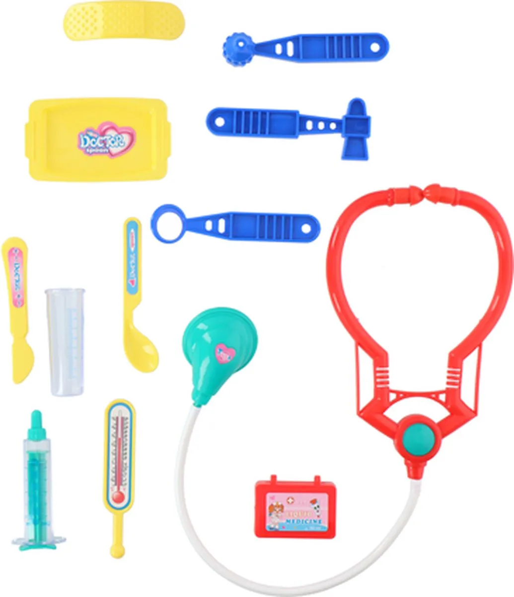 Eddy Toys Dokterset 13 Stuks - Blauw